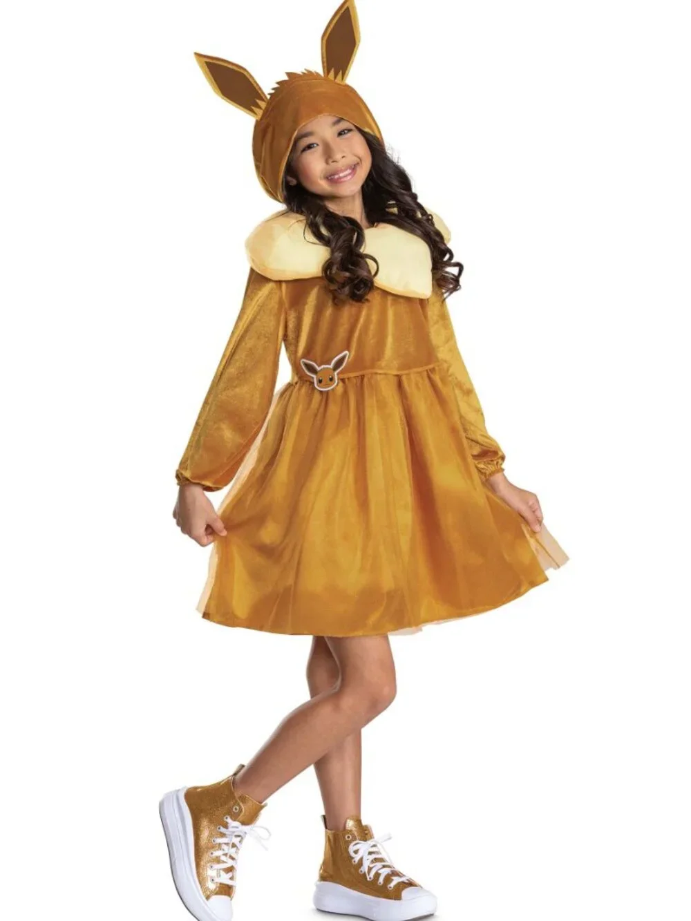 Pokemon EEVEE Halloween Costume 10/12 Brown Tutu Dress 4 Pc Kids Girls